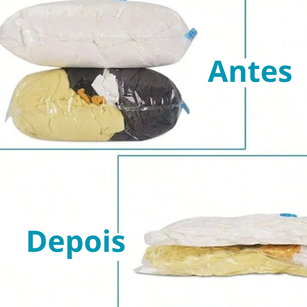 Kit Compact Premium – Saco a Vácuo + Bomba Elétrica